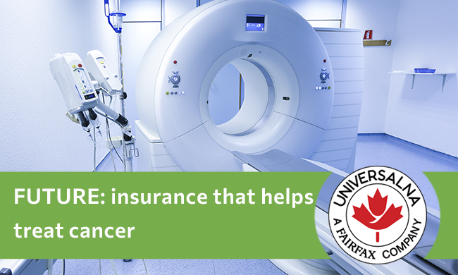 The future is: insurance that helps treat cancer