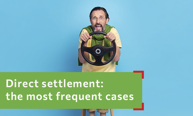 Direct settlement: the most frequent cases