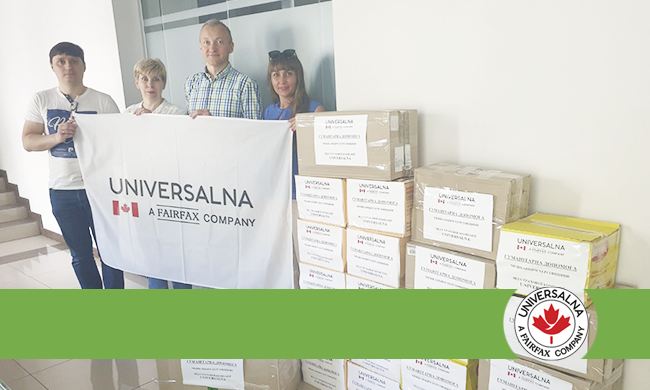 UNIVERSALNA передала допомогу для Херсонщини